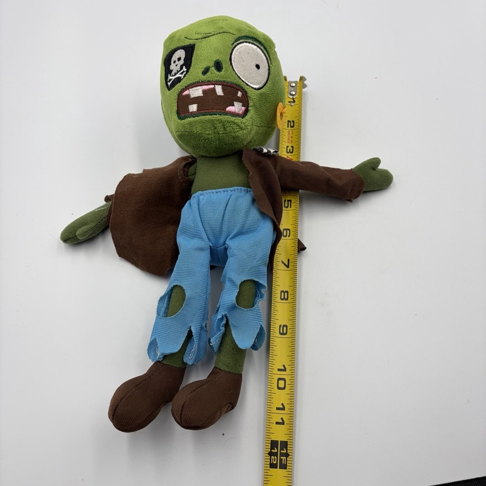 Plants vs. Zombies PvZ Plush 2013 WORLDMAX PIRATE ZOMBIE 12" RARE - Picture 6 of 11